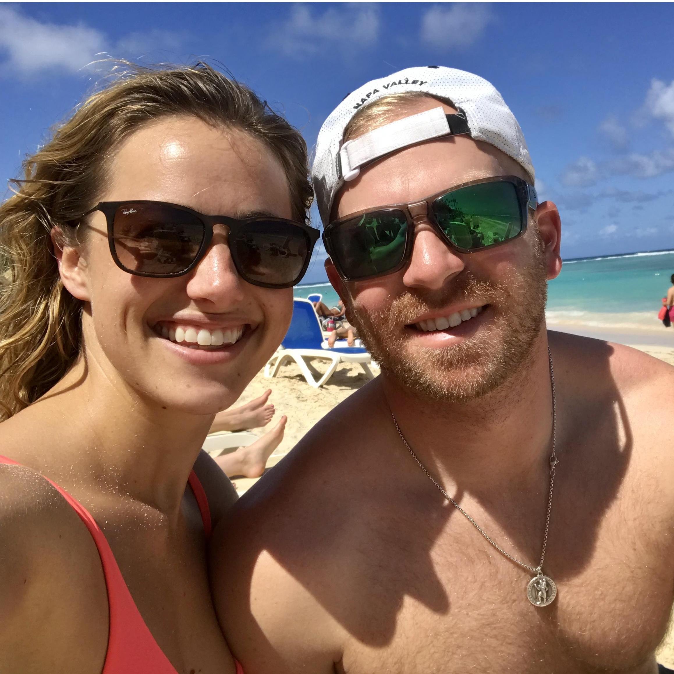 Beachin' in The Dominican Republic for Drew & Emma Shepard's wedding, 2018.