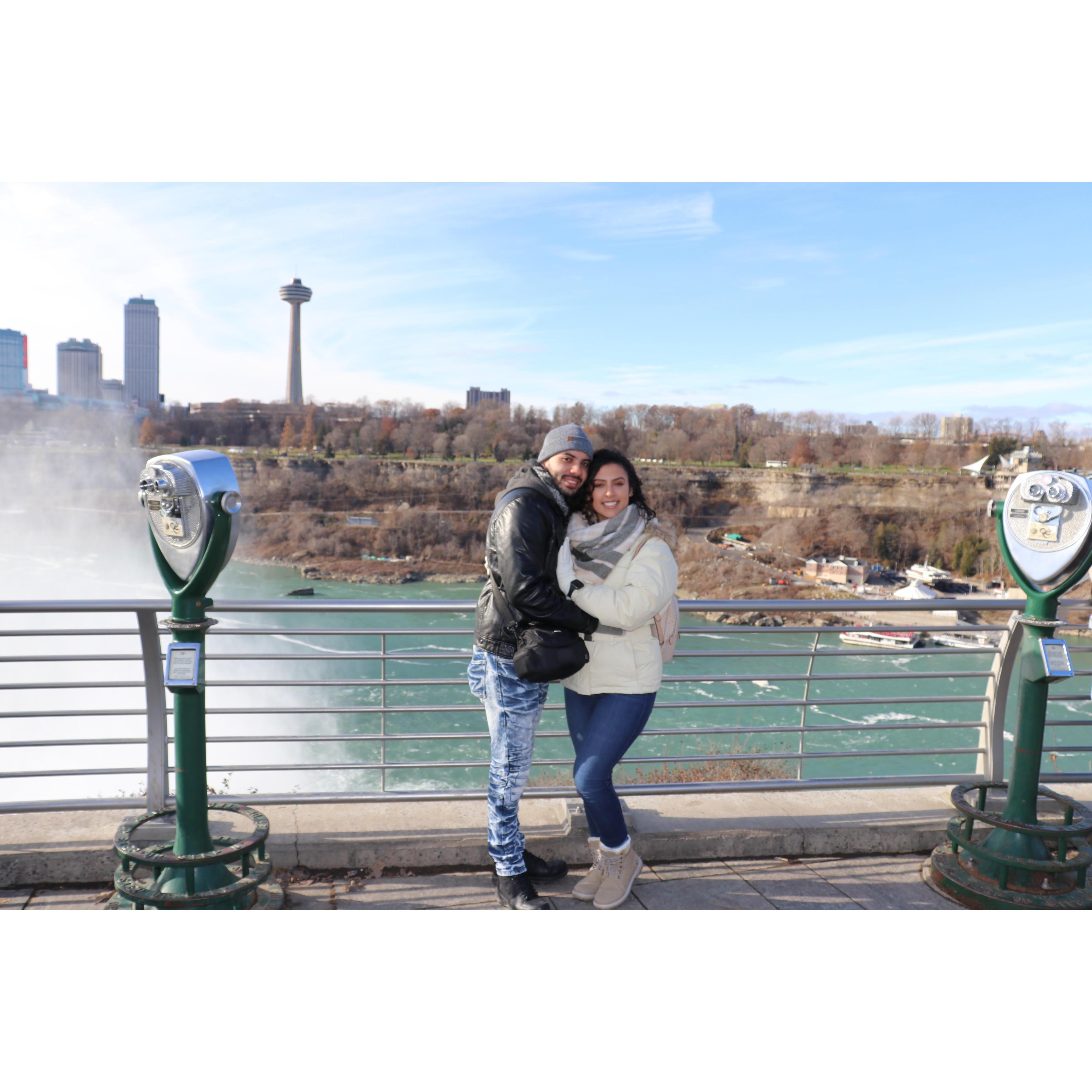 Our first time visiting Niagara Falls, and our first family vacation with Jess's dad's family! November 2019