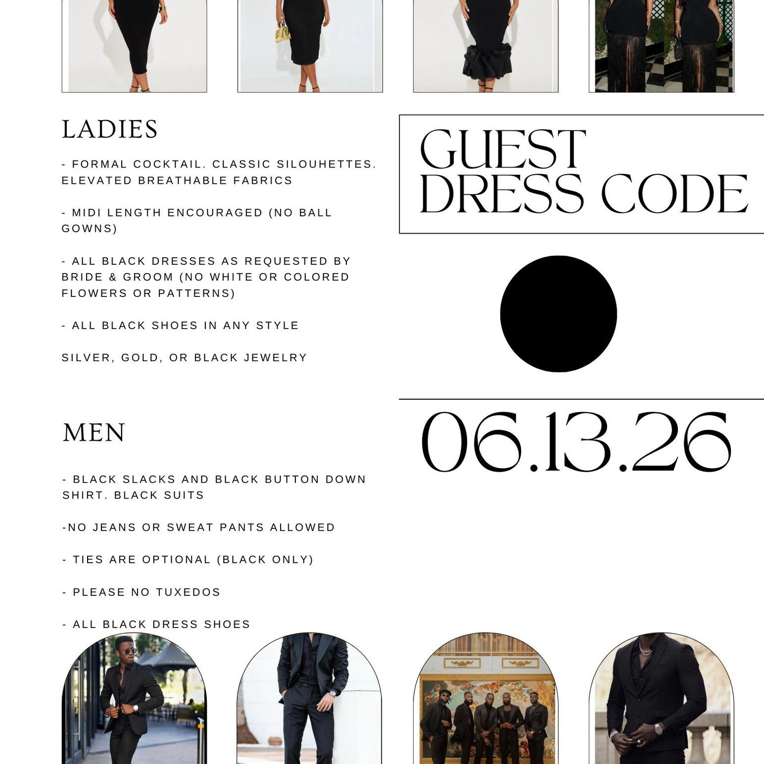 We invite you to look your best!
