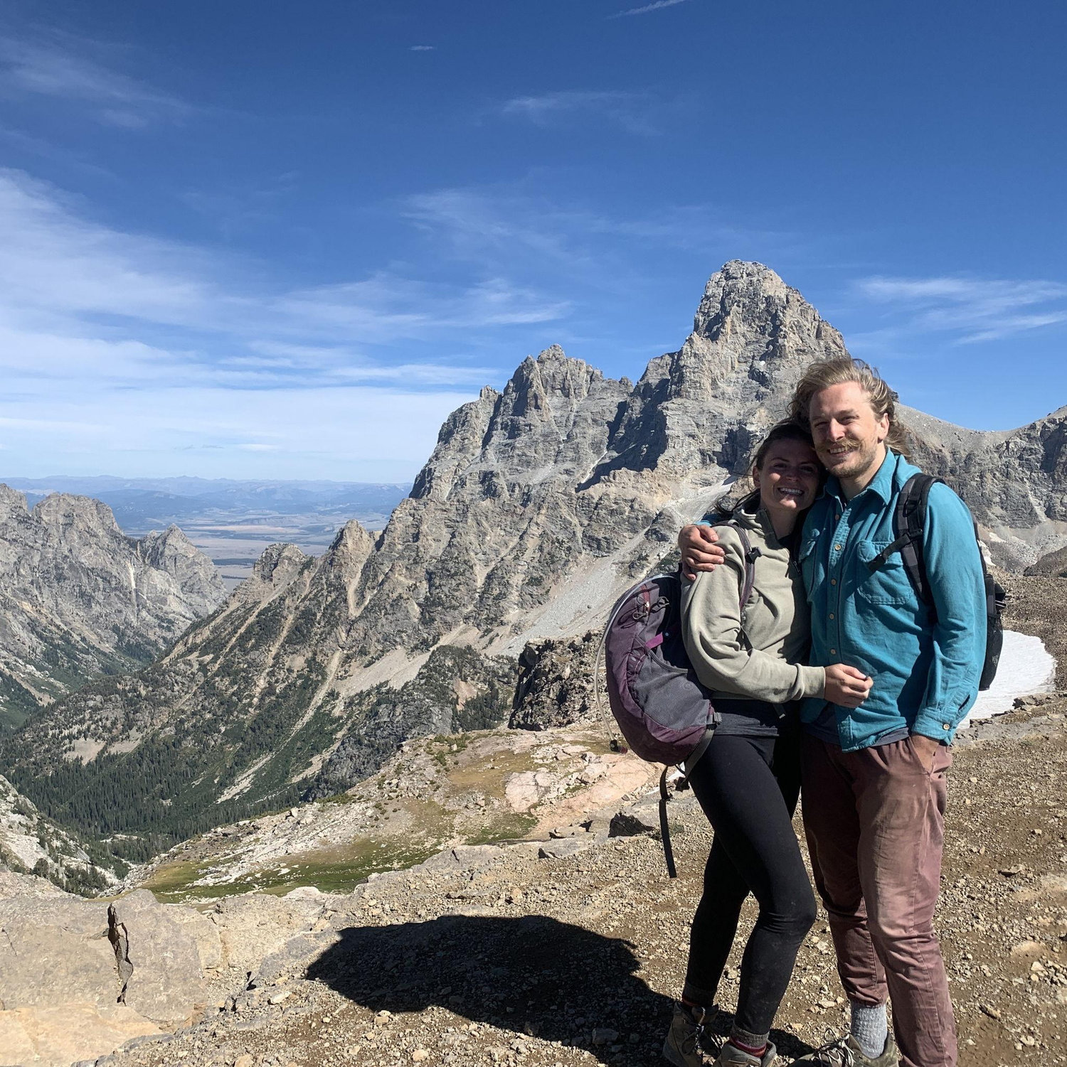 One of our first big hikes on our roadtrip...Tetons!
