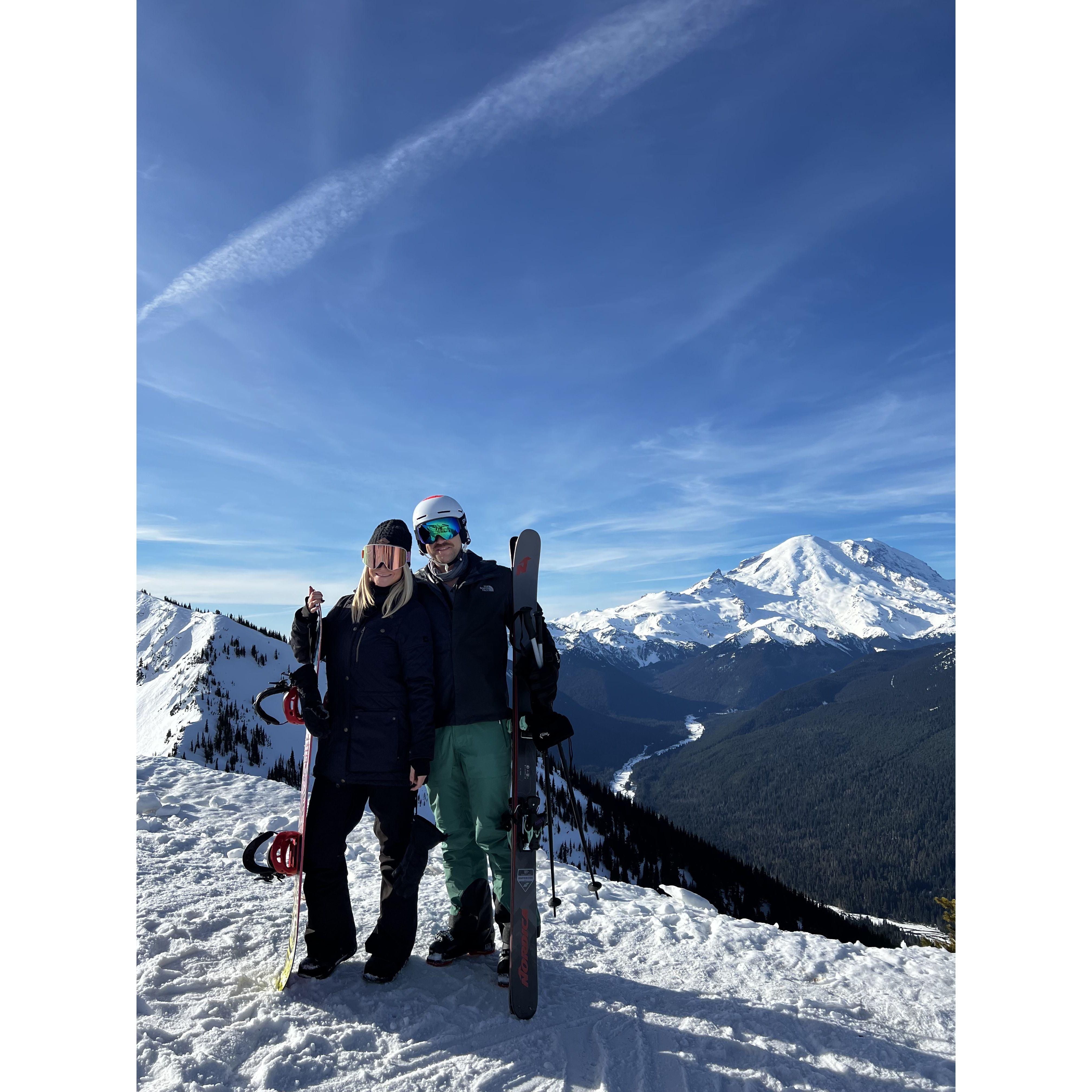 Crystal Mountain lovebirds