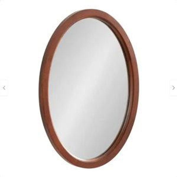 Oval Framed Mirror