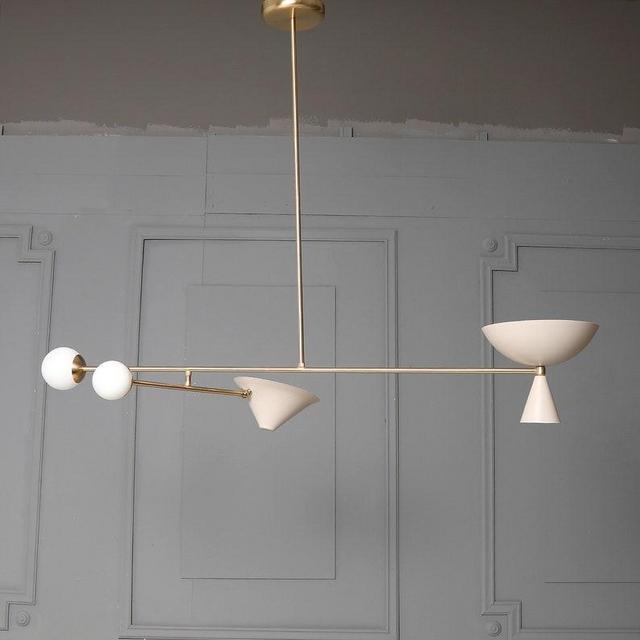 STATHIS Handmade Pendant Light Minimal Geometric Chandelier Edison Restoration Industrial Style Cage.