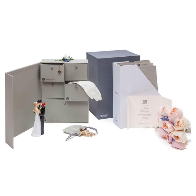 Savor™ Wedding Edition Keepsake Box in Slate