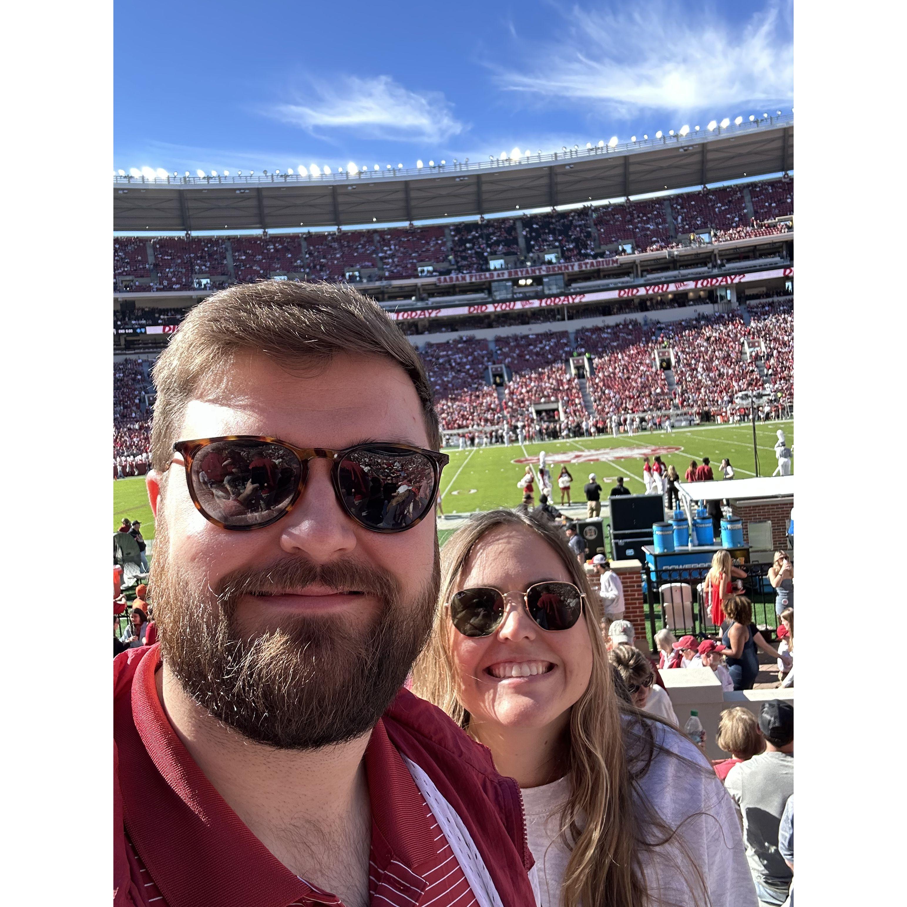 First trip to Tuscaloosa