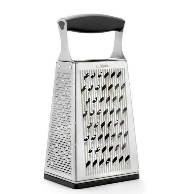 Cuisipro Silver 4 Sided Box Grater