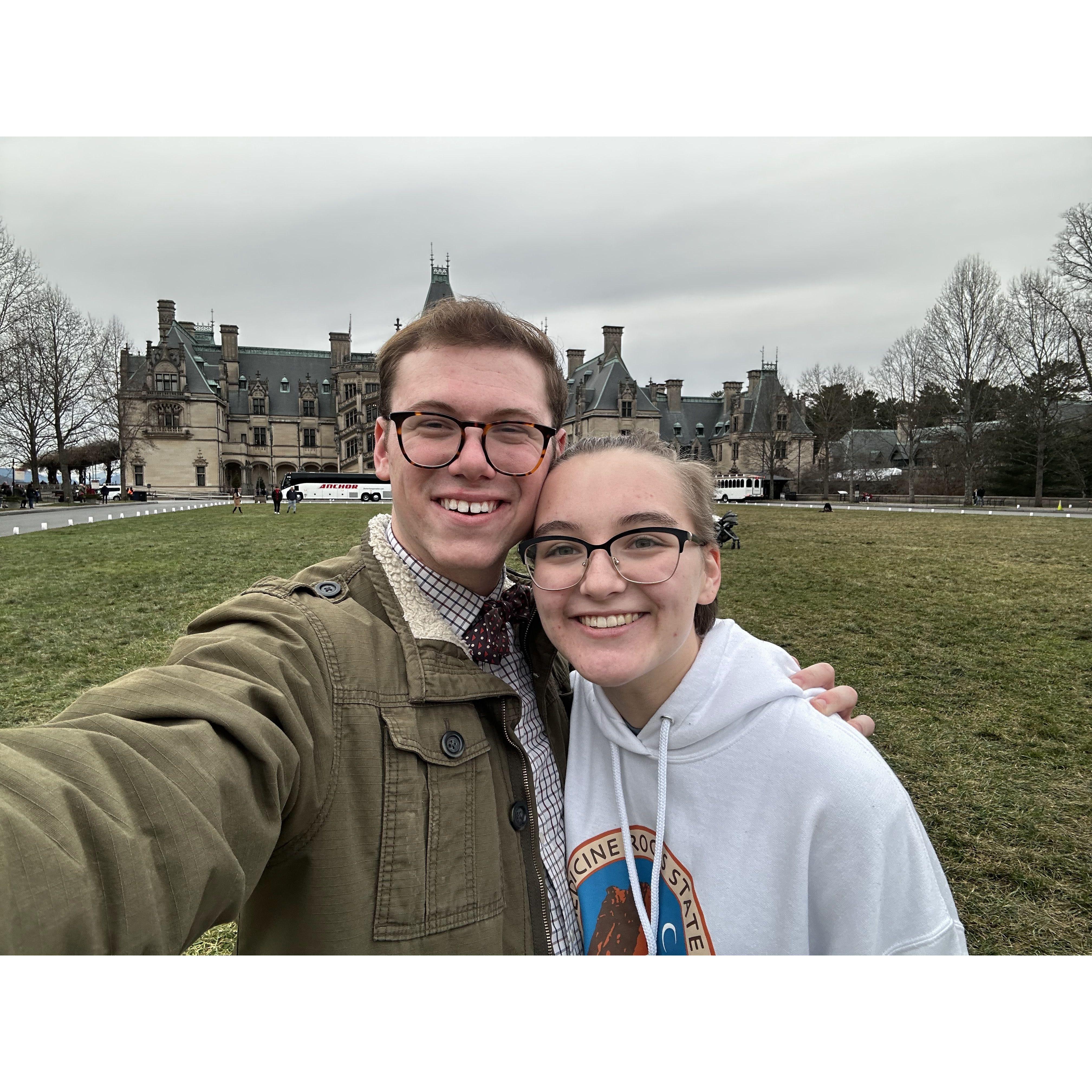 A trip to Biltmore and a promise ring received! December 19th, 2022