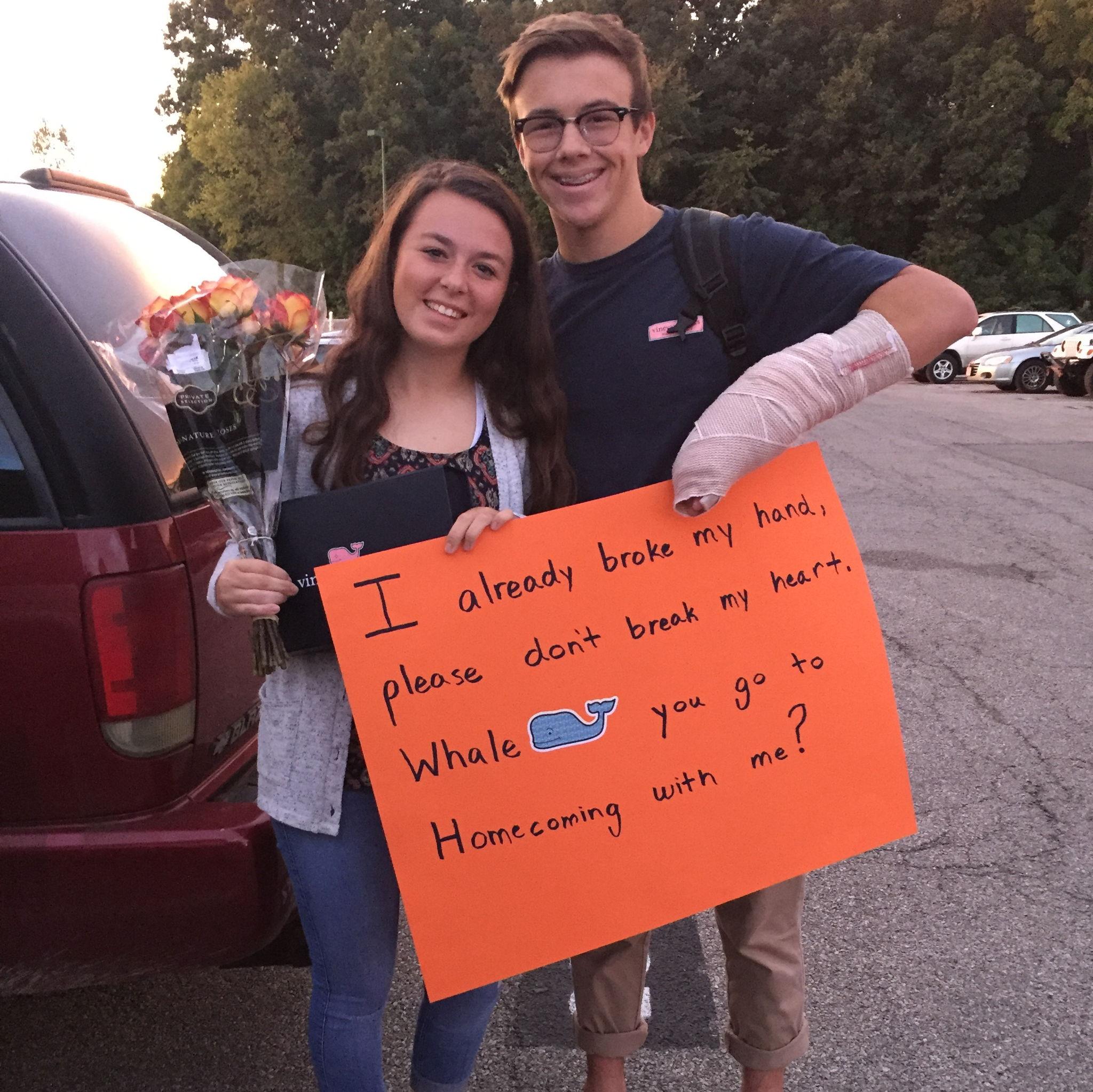 When Kellen asked Gabrielle to Homecoming, September 2016