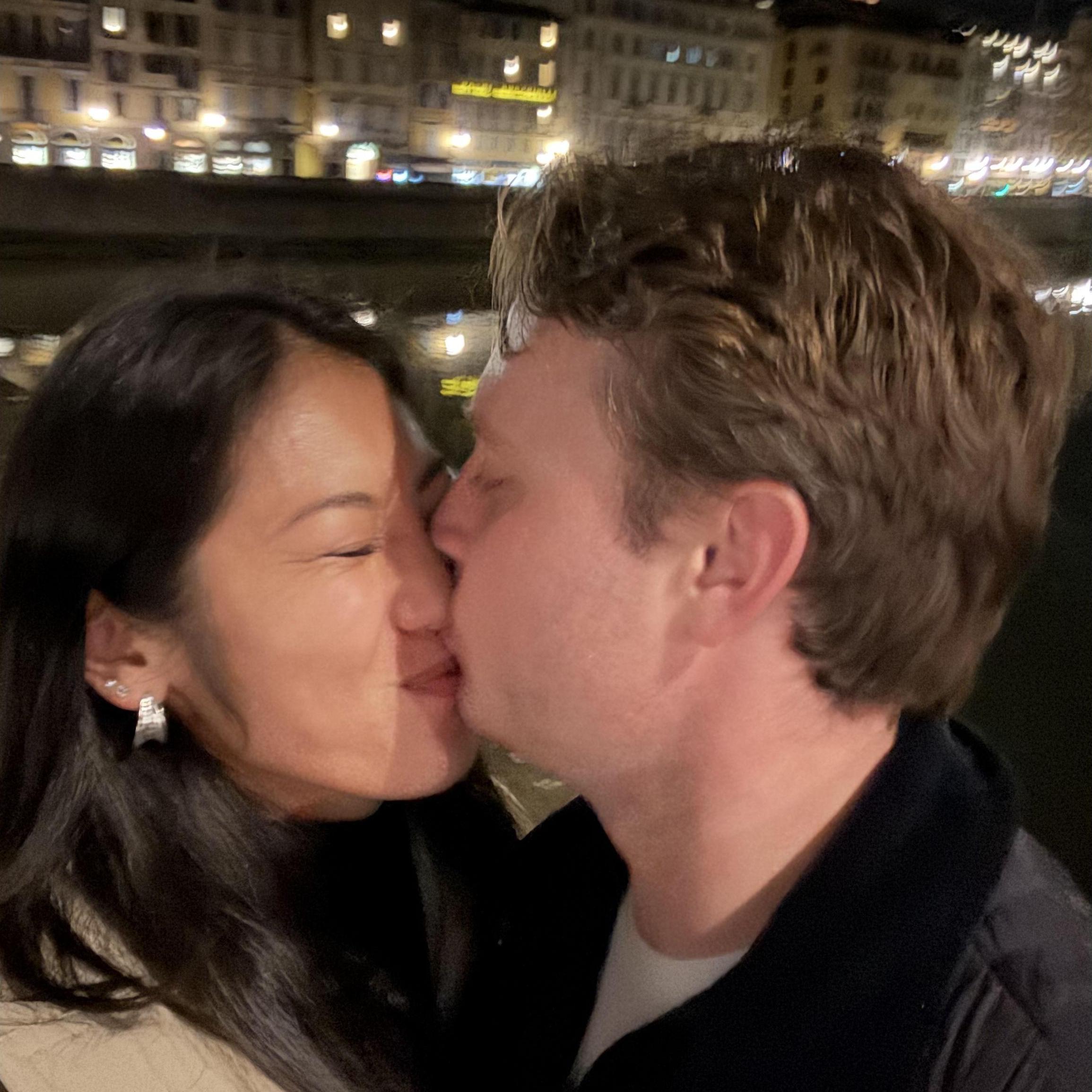 Florence, Italy - 2024 : Nose kisses over the