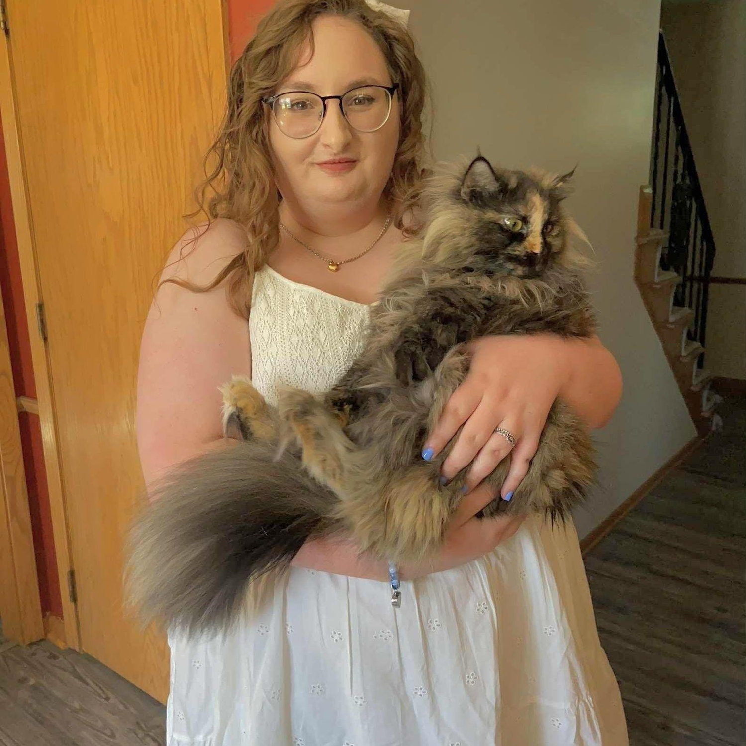 Engagement party photo with Jaeger!