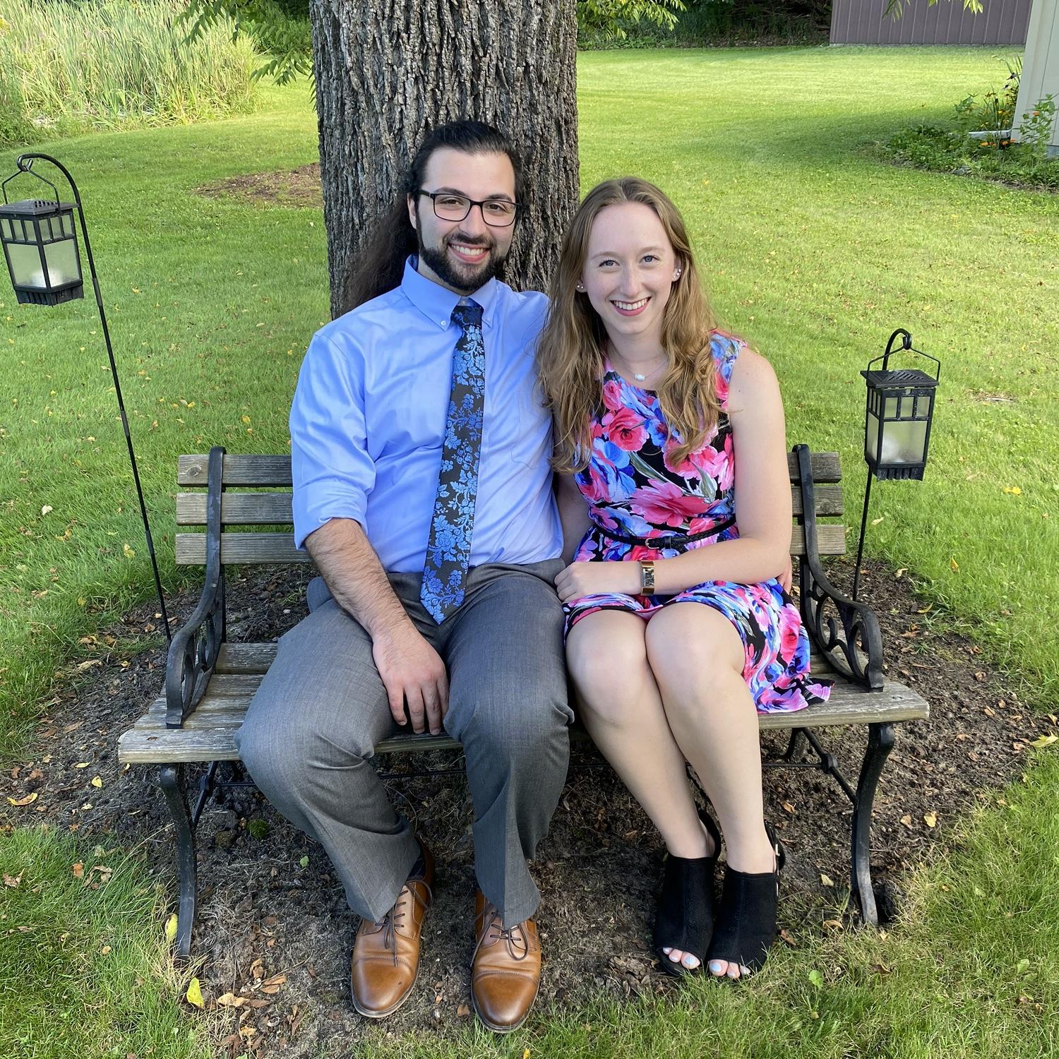 At Heather and Will's wedding