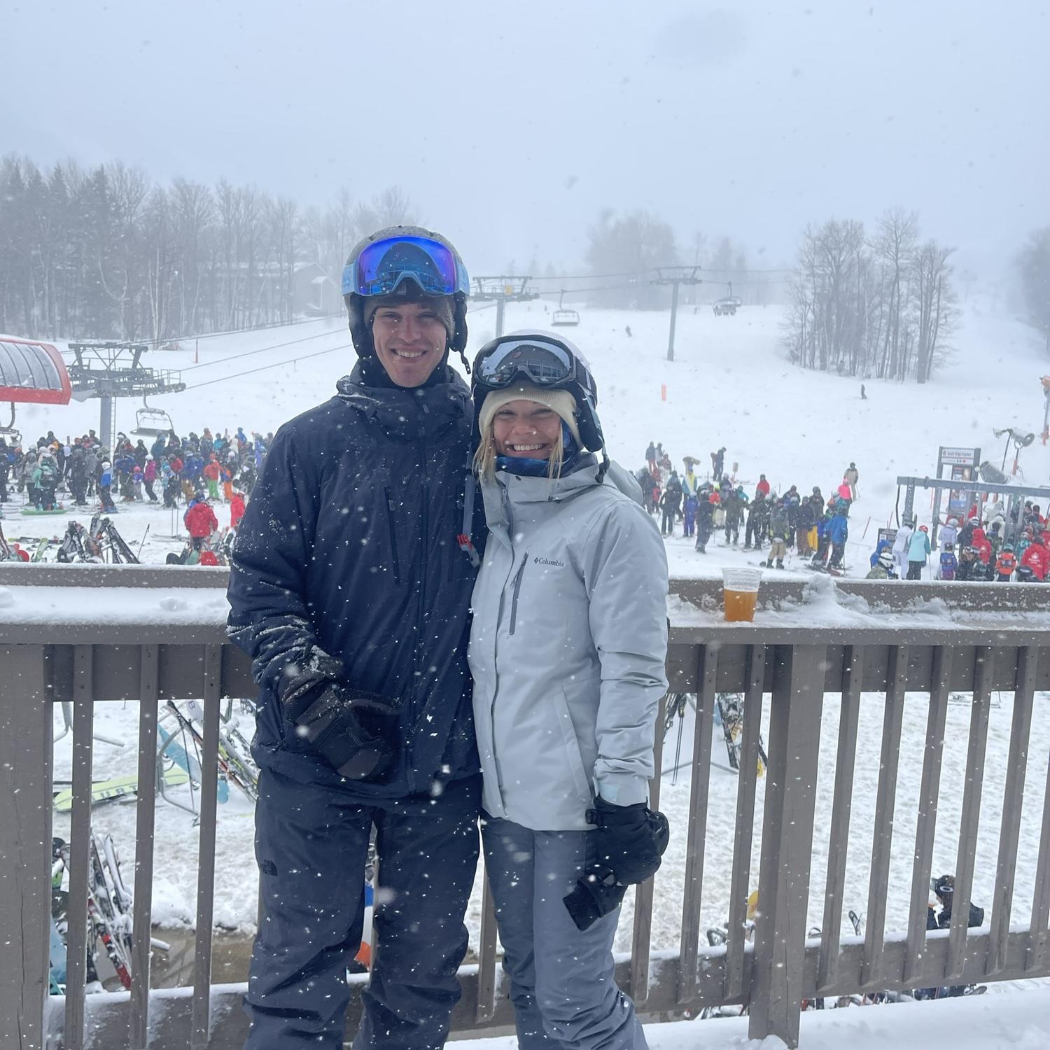 MK’s first ski trip!