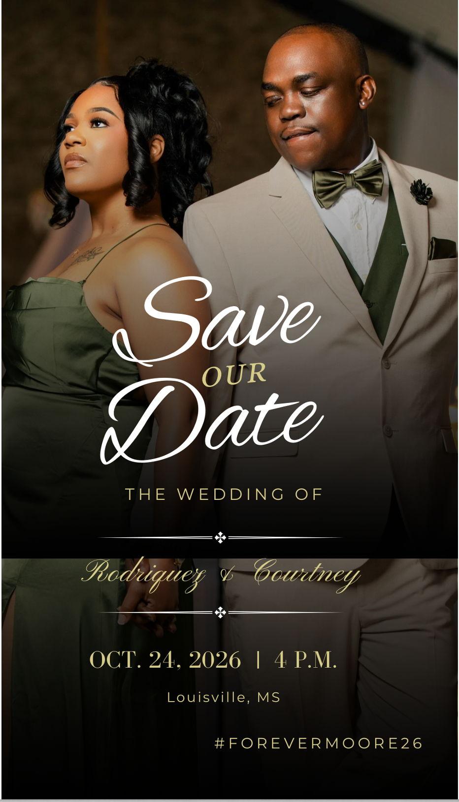 The Wedding Website of Courtney Coleman and Rodriquez Moore