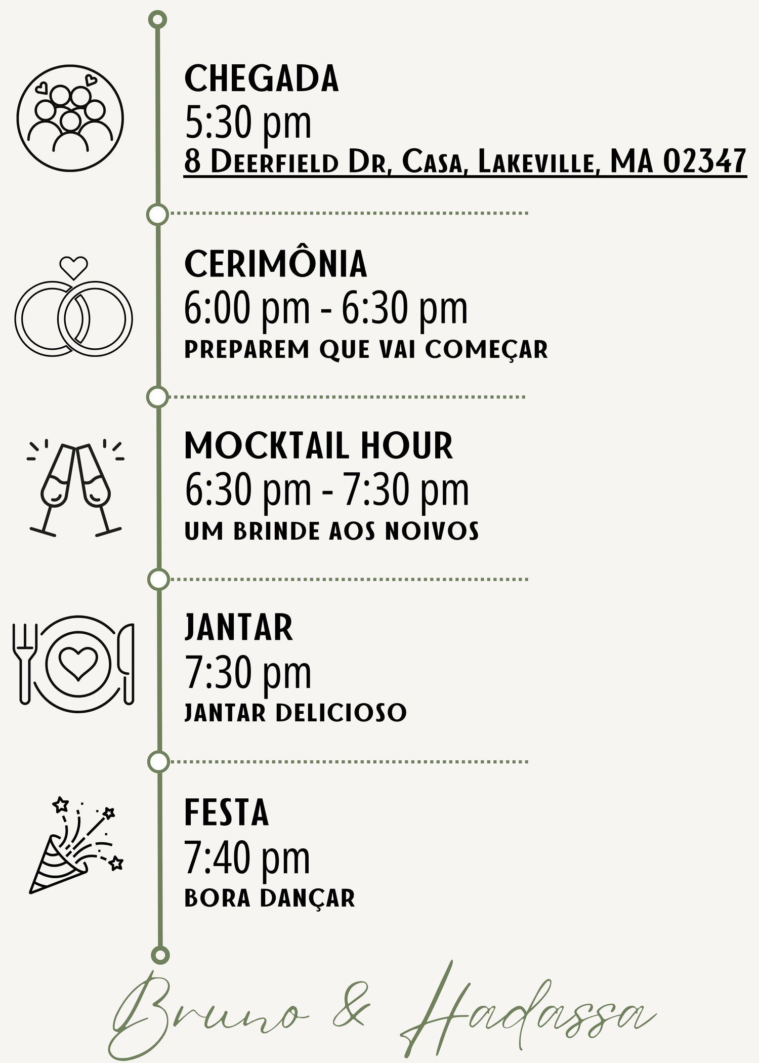 The Wedding Website of Hadassa Barros and Bruno Amaral