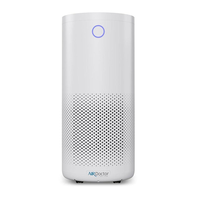 AirDoctor 4000 Air Purifier for Large Rooms | Triple filtration technology with UltraHEPA, Carbon/VOC material & Air Quality Sensor | Captures Particles 100x Smaller Than HEPA Standard (White)