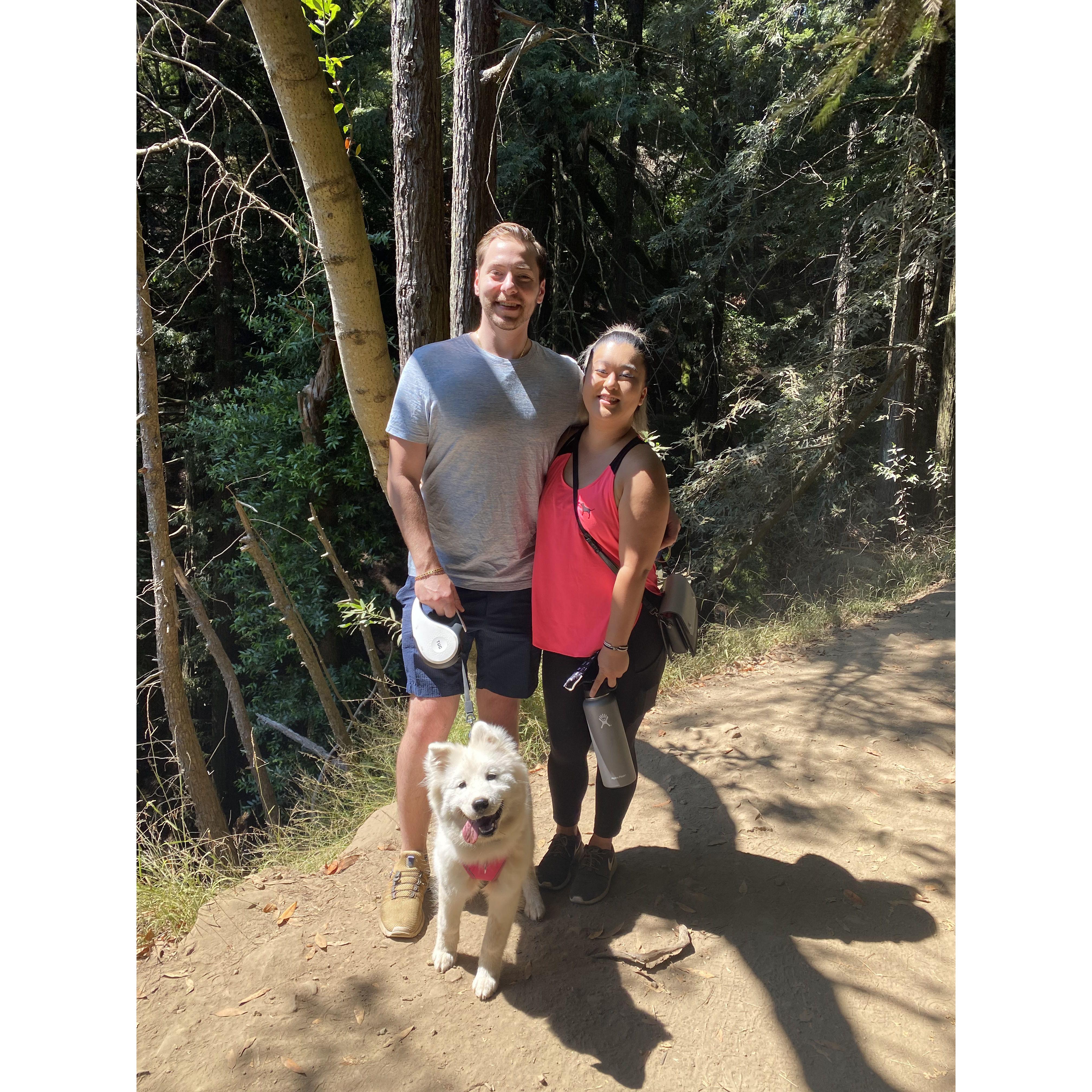 The Shin-Rhodes Family's first hike!