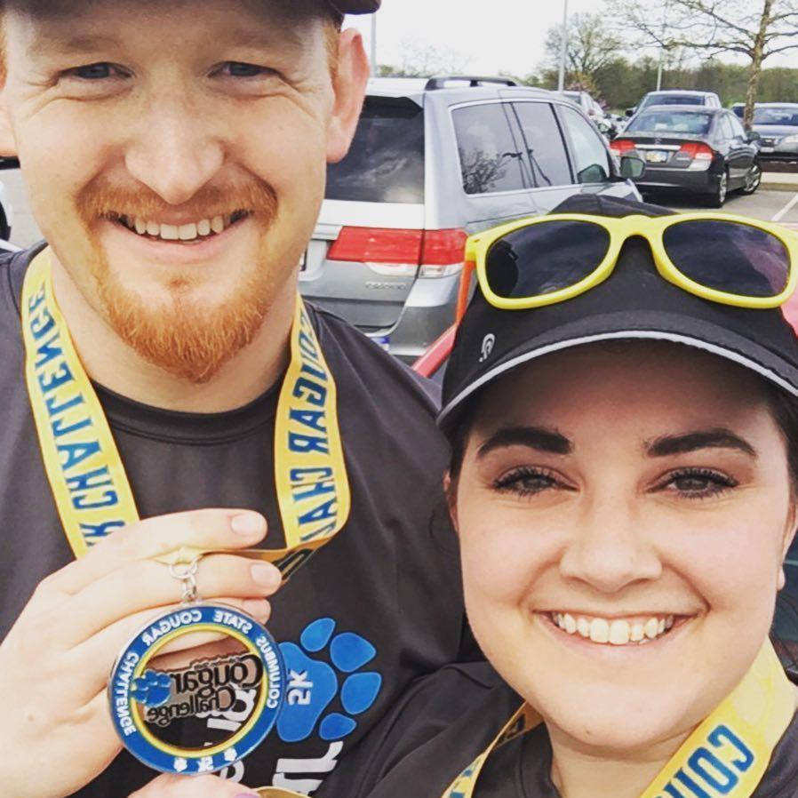 Our first 5K, May 2018