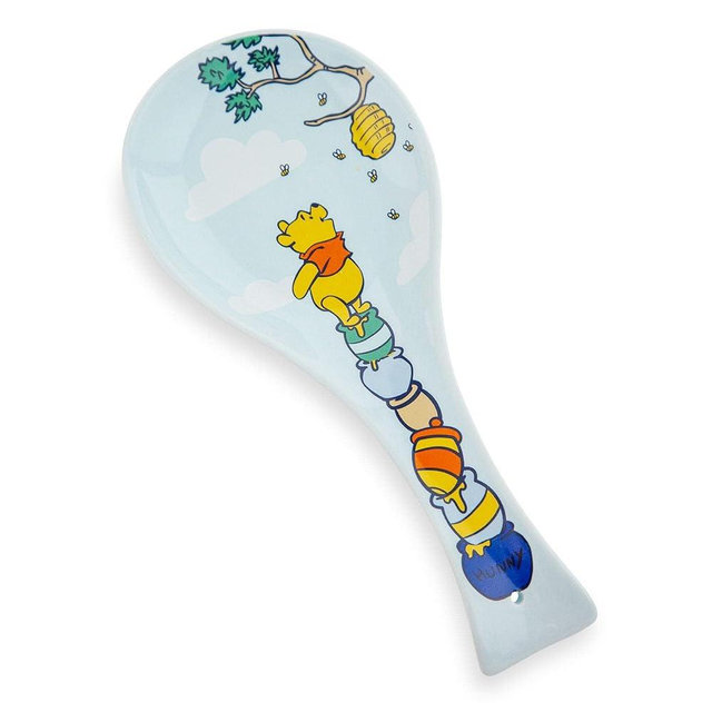 Disney Winnie The Pooh Hunny Pots Ceramic Spoon Rest Holder | Kitchen Organizer For Utensils, Keeps Countertop Clean