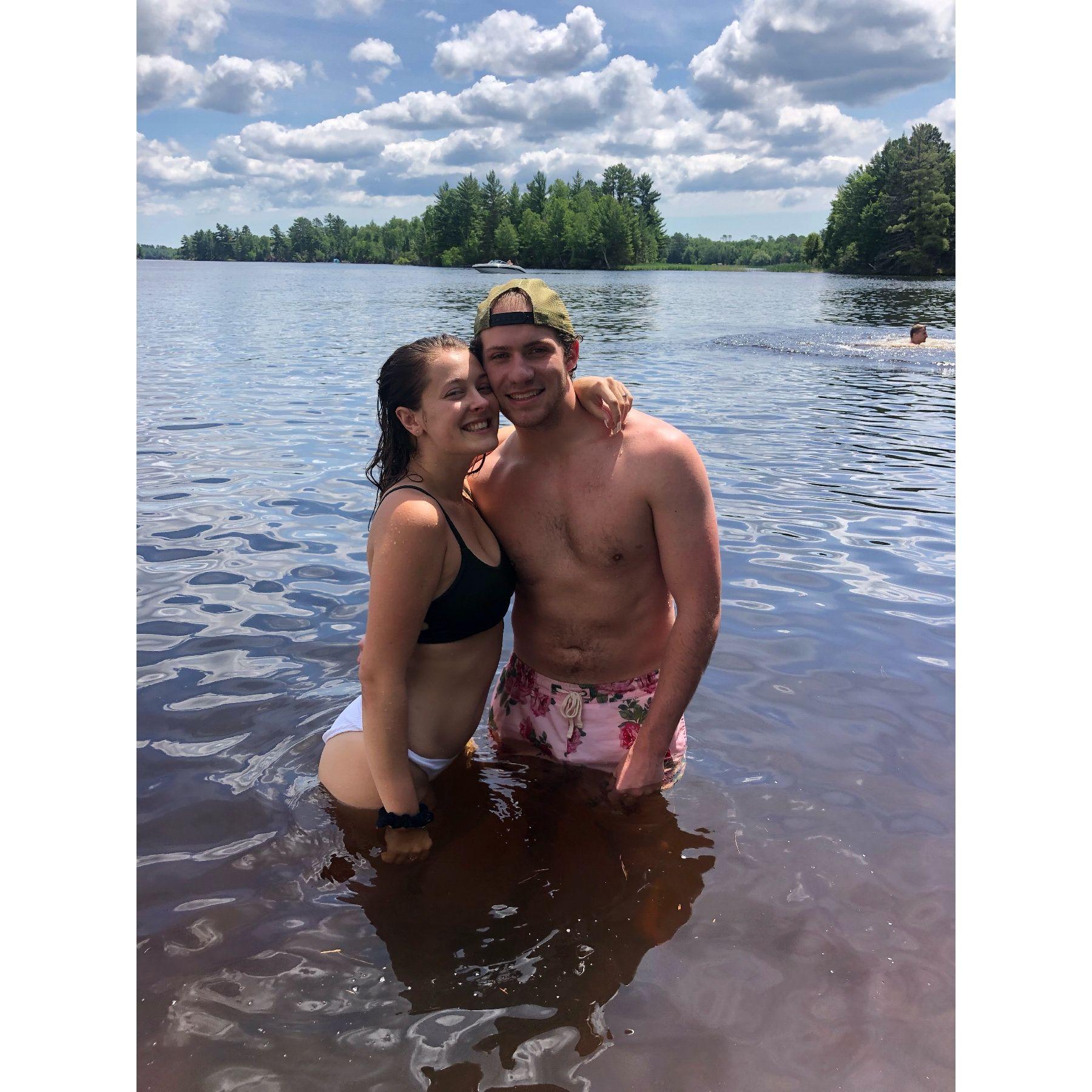 We've enjoyed our share of cabin days, this is Island Lake July 2019