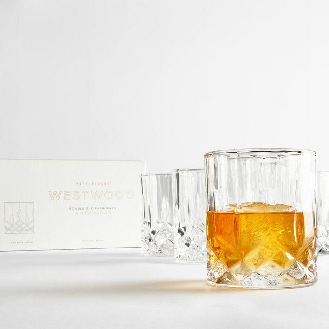 Westwood Double Old Fashioned Glasses, Set of 4