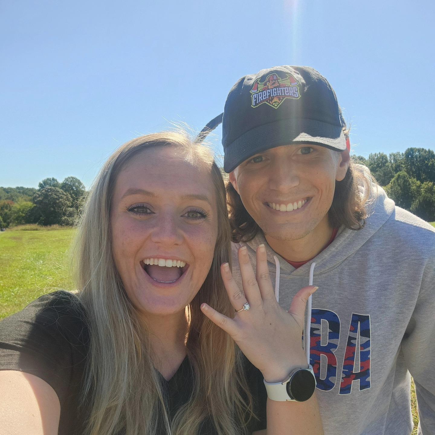 The day he asked, and I said yes!