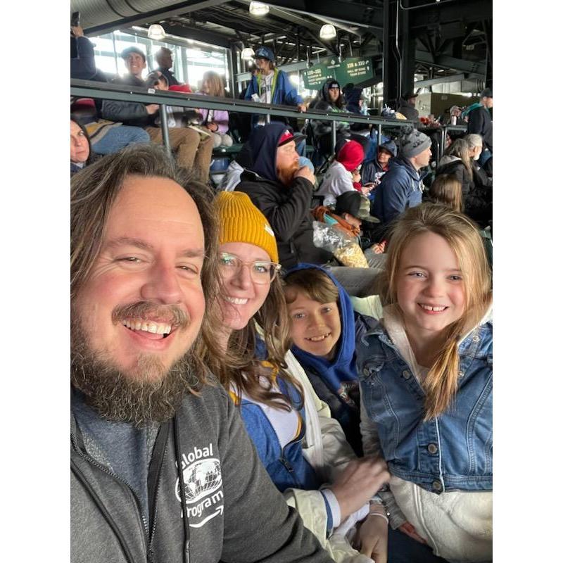 Cheering on the Mariners