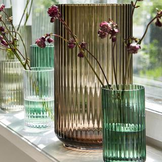 Mouth Blown Glass Large Vase