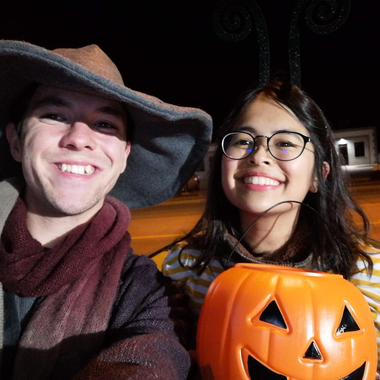 Our first Trick-or-Treating together!