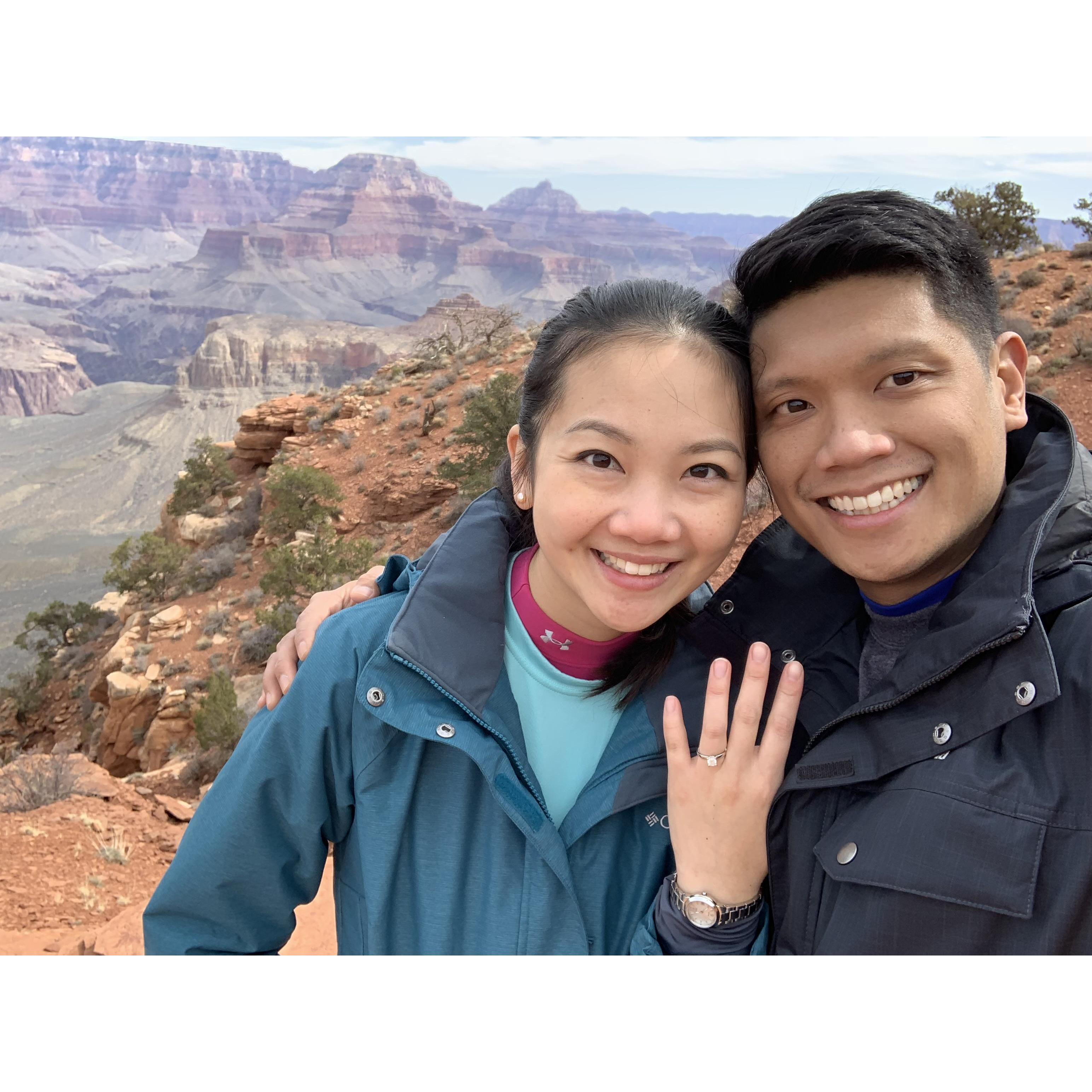 Engagement at Grand Canyon