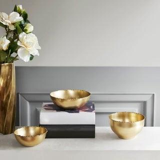 Madison Park Gaten Gold Bowl Set of 3