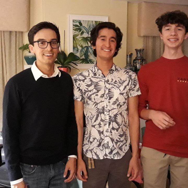Samuel, Ben, and Paul @ game night