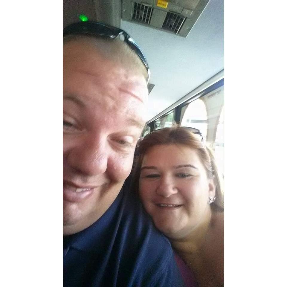 On the Magical Express from the airport to the hotel. So excited for Disney!