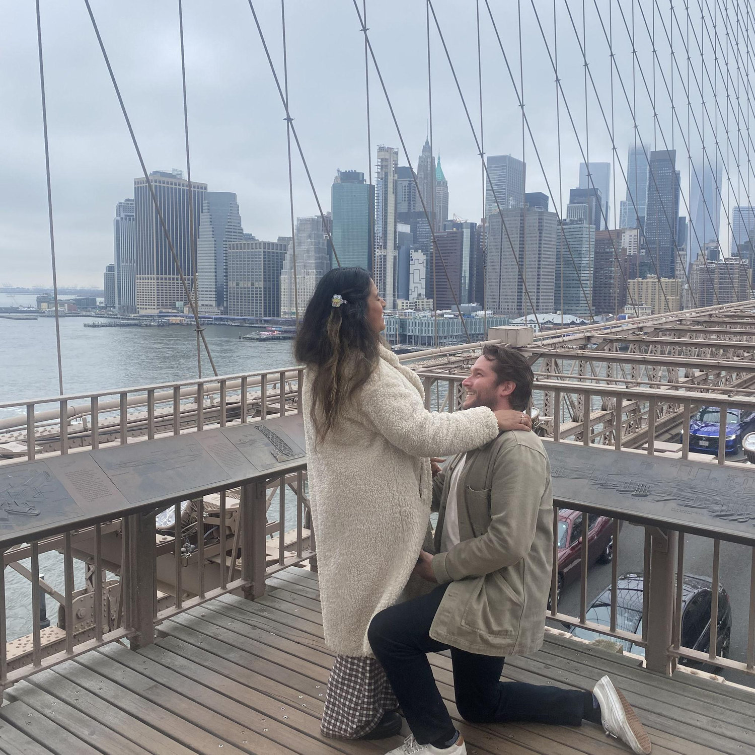 She said "yes!"