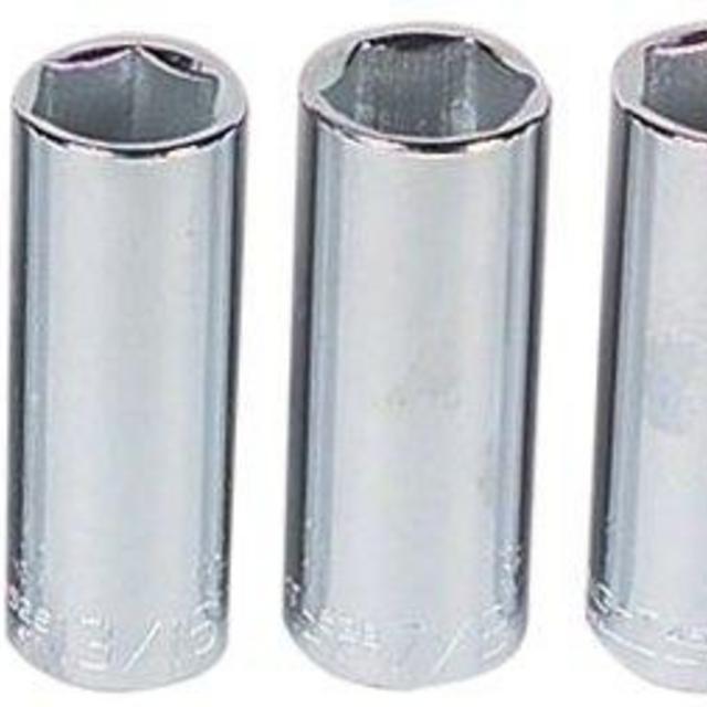 Wright Tool 414 6-Point Deep Socket Set, 11-Piece