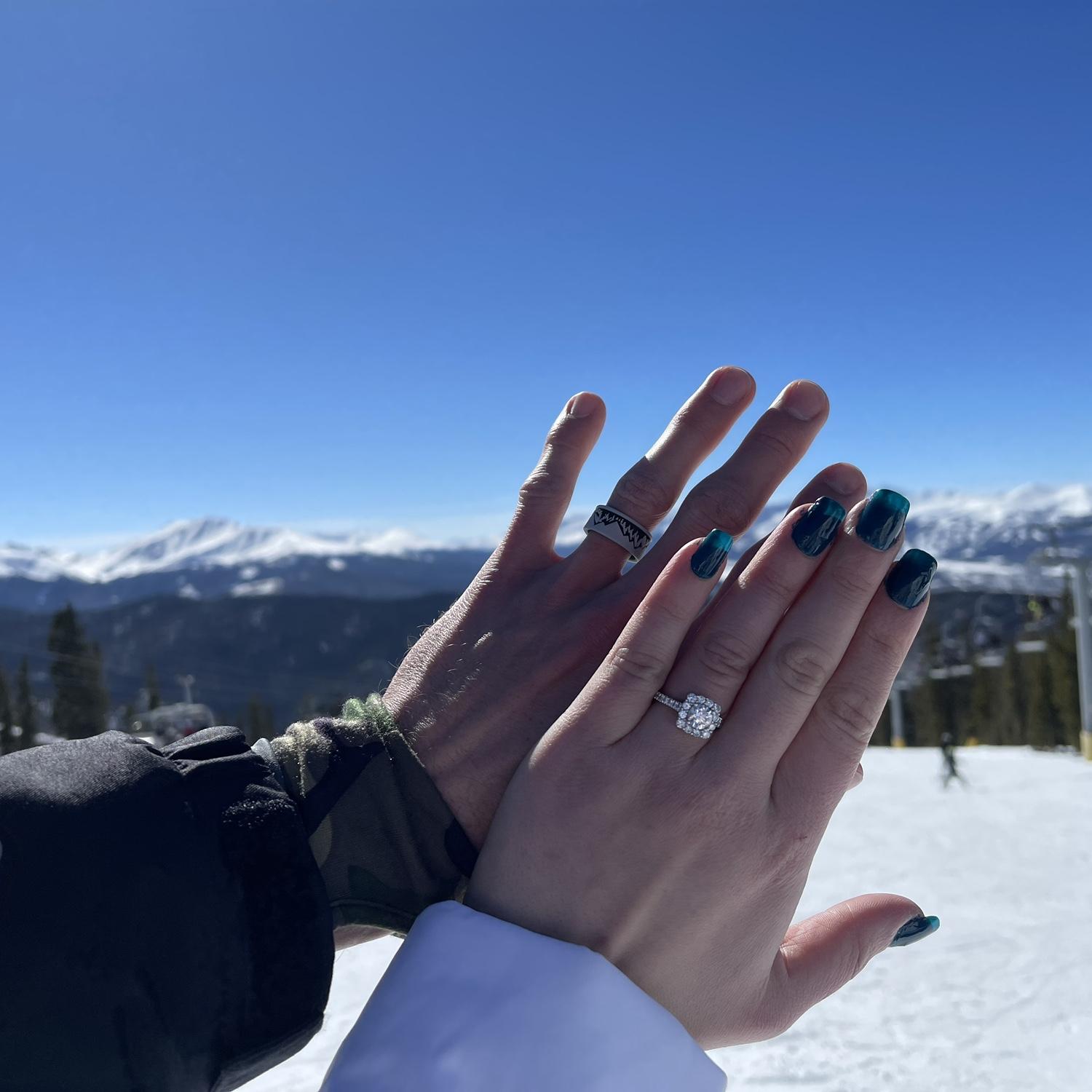 Wedding photos at the top of Keystone 🥰