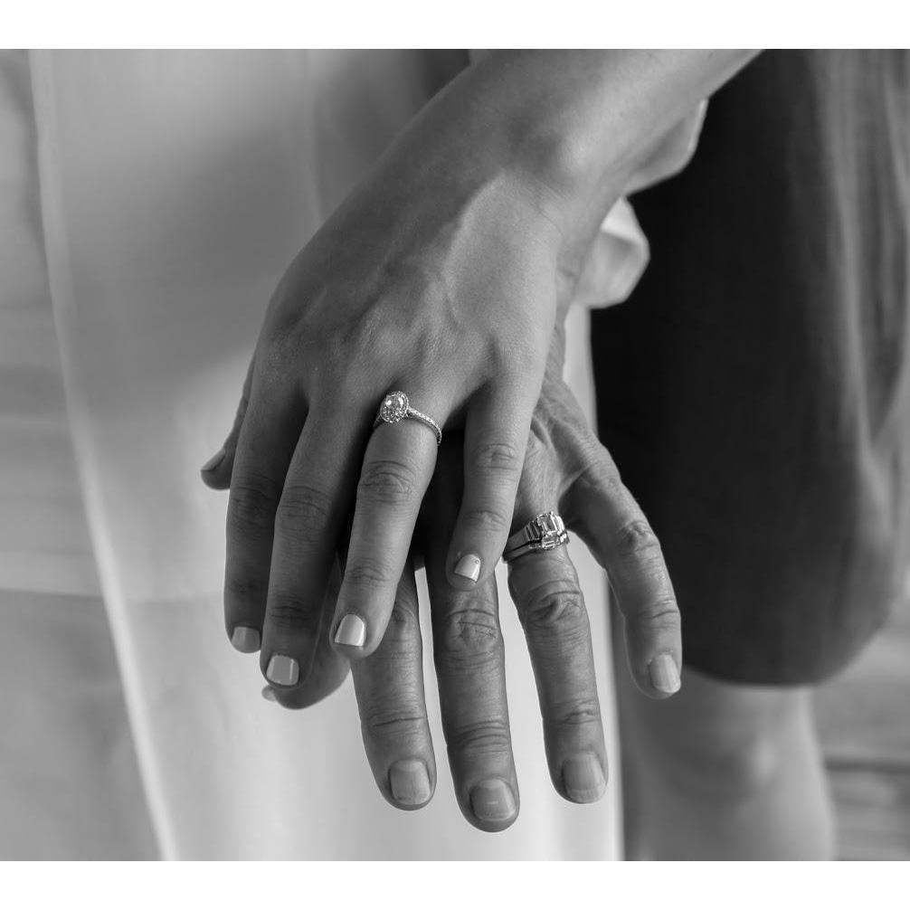 Photo cred to Lauri Beth Stough! My mom's wedding ring and my engagement ring