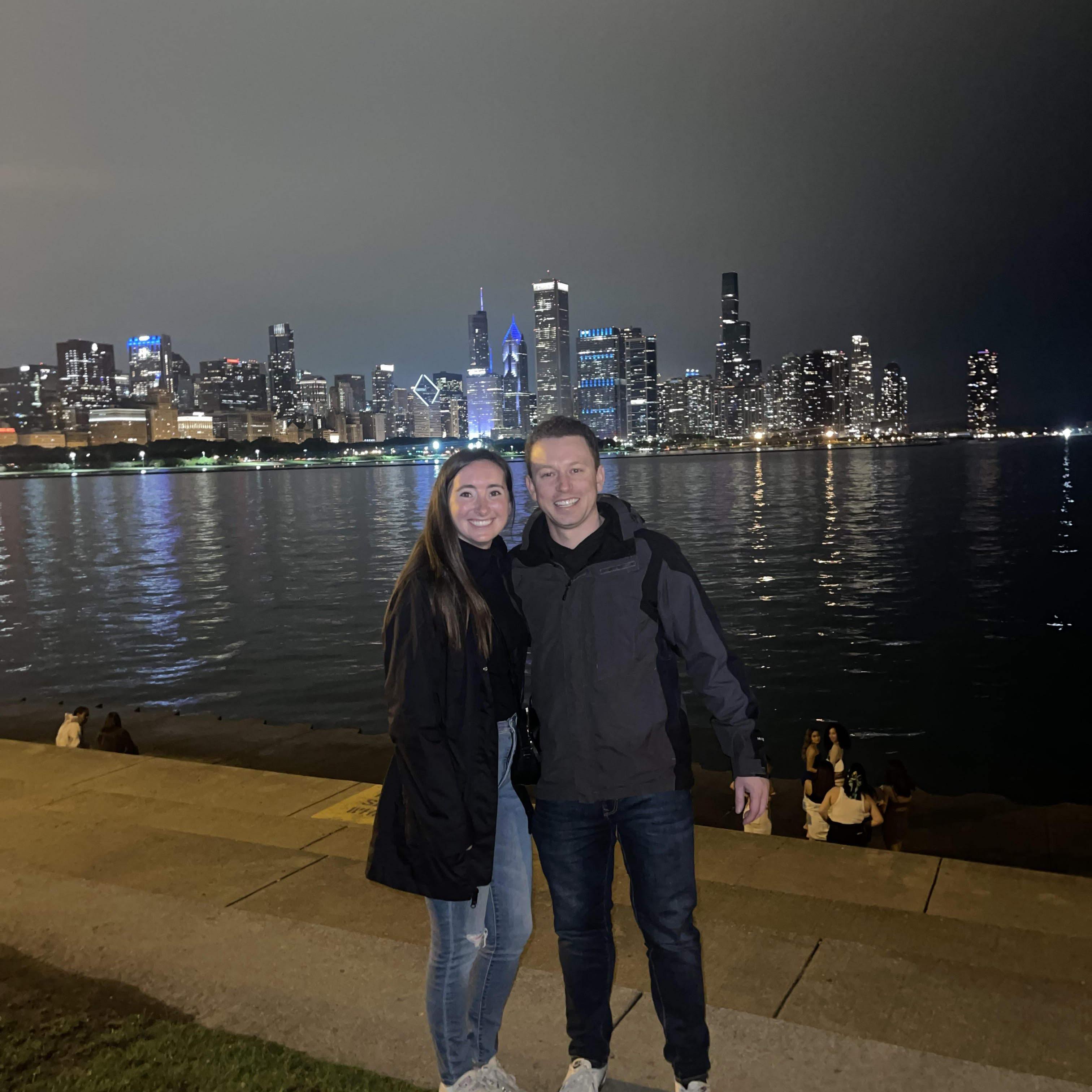 5.21.22 Celebrating a friends birthday at museum campus in Chicago