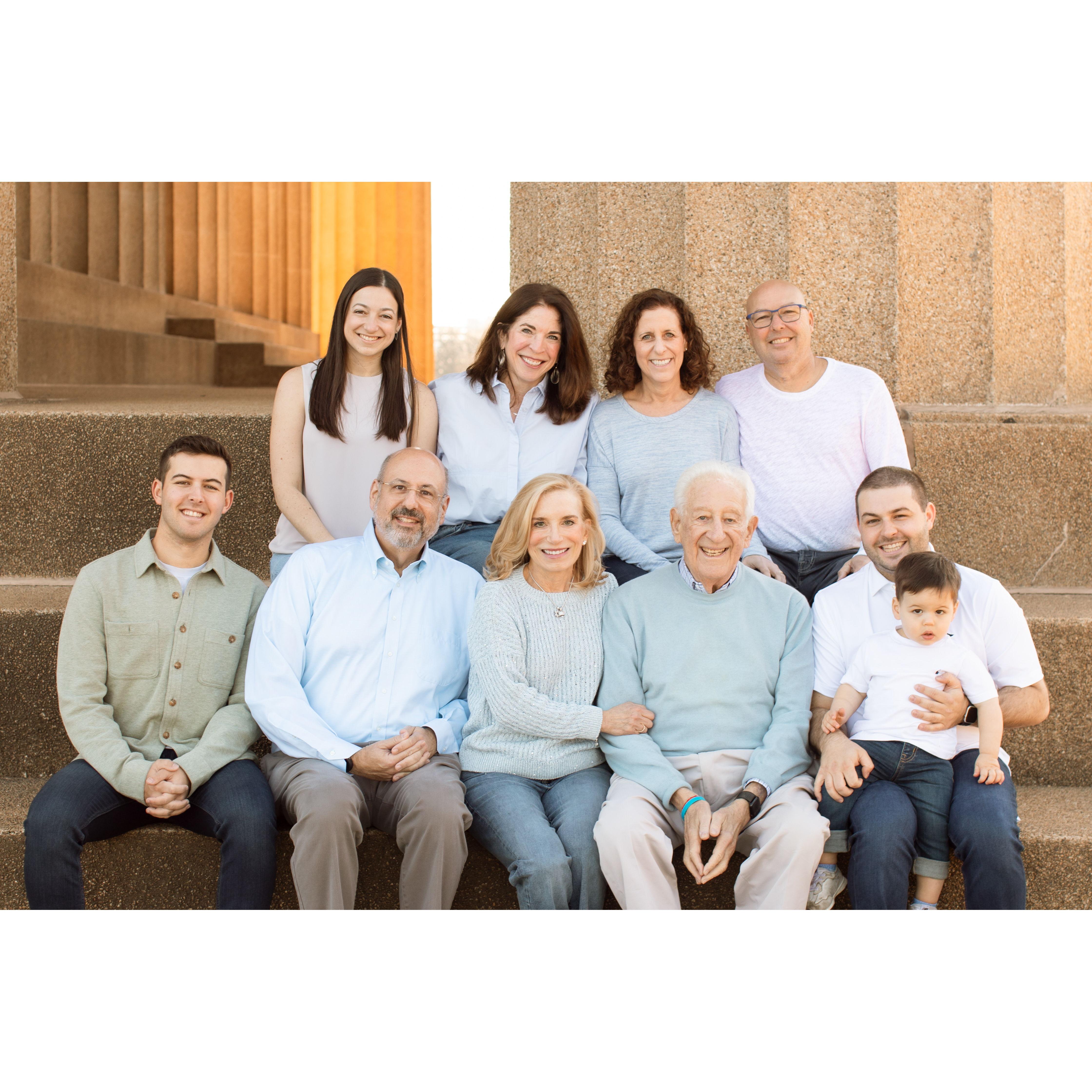 Zimmerman family photo shoot in Nashville fall '24