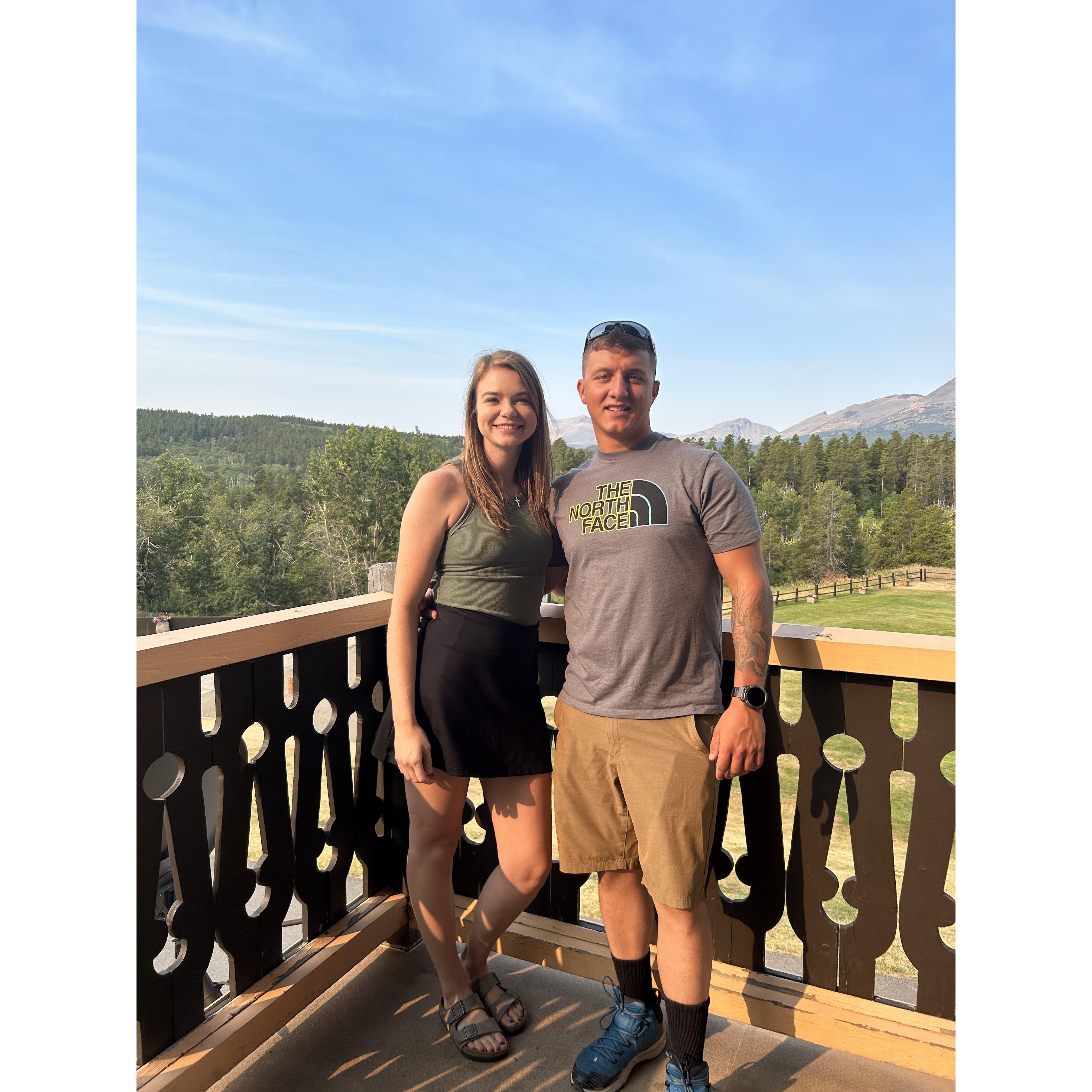 A nice couple asked to take our picture right after we toured our wedding venue