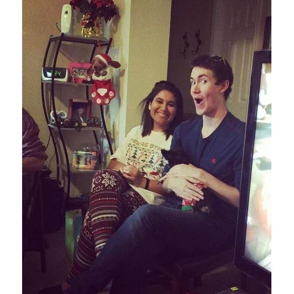 First Christmas together! December 25, 2016
