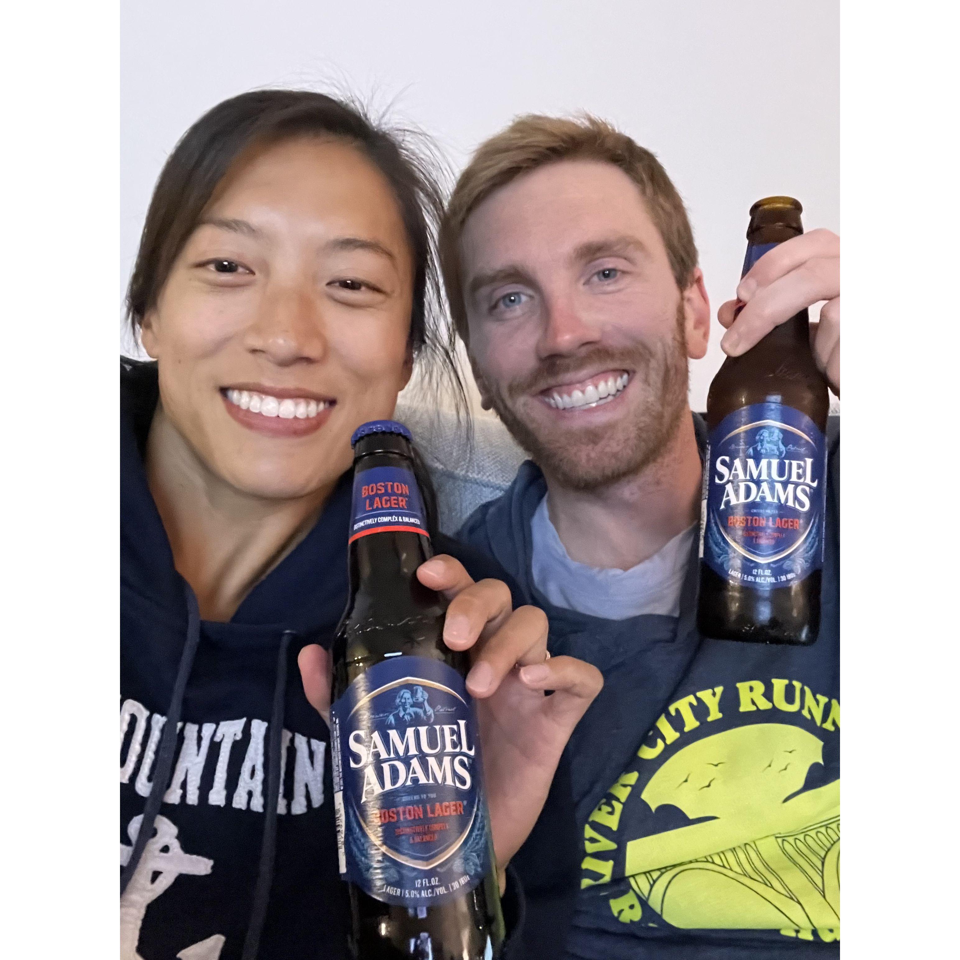 Cheers to qualifying for the Boston Marathon!