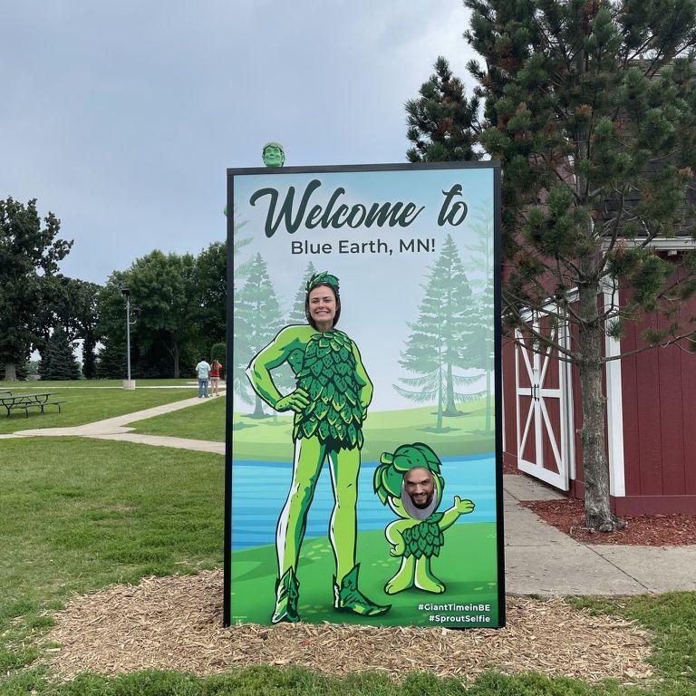 Pitstop at the Jolly Green Giant Museum in Blue Earth, MN. 2022