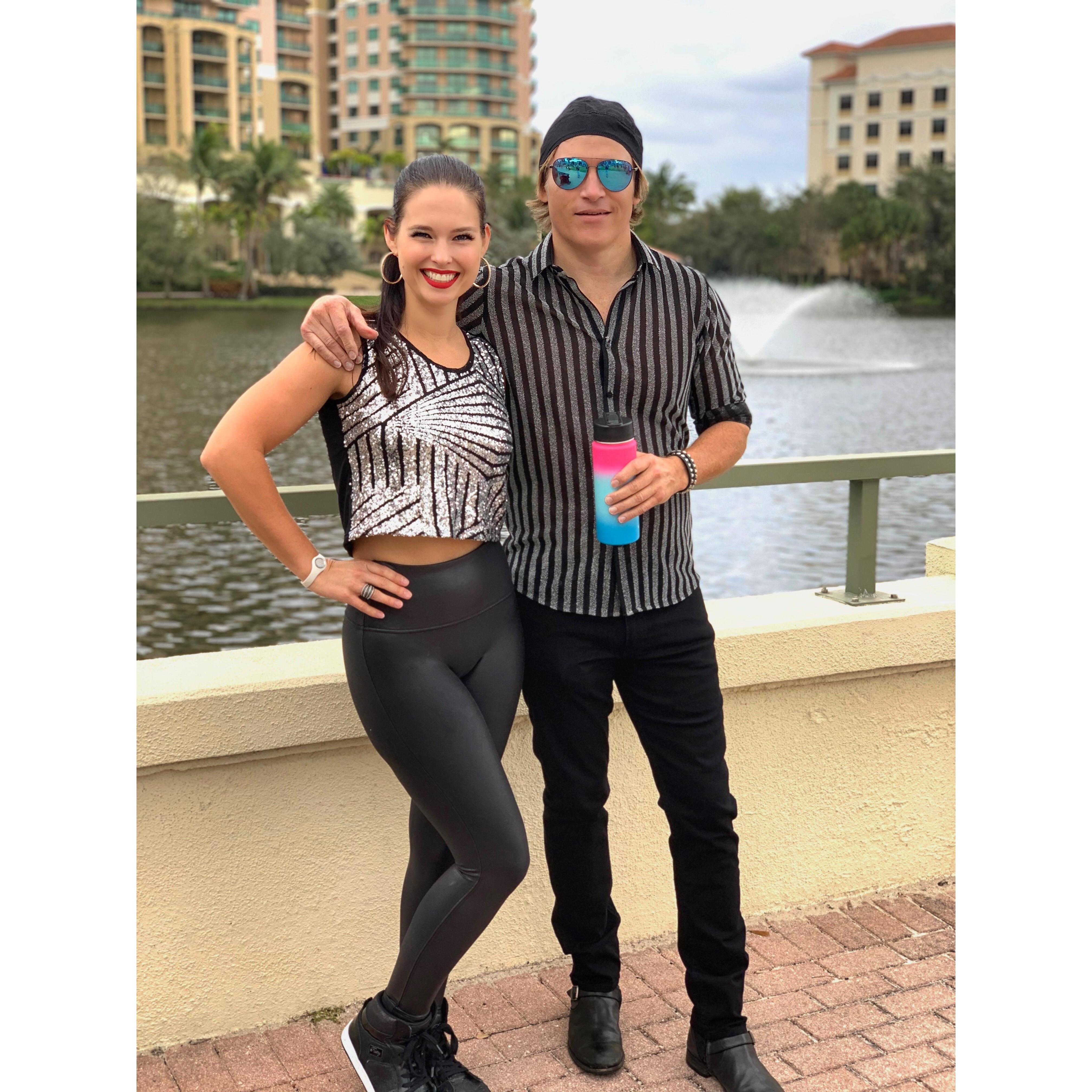 From our first gig together in Florida!