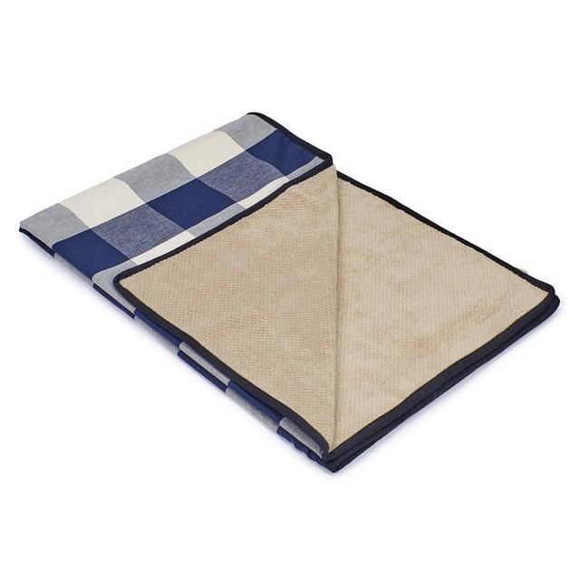 Buffalo Check Navy Blanket