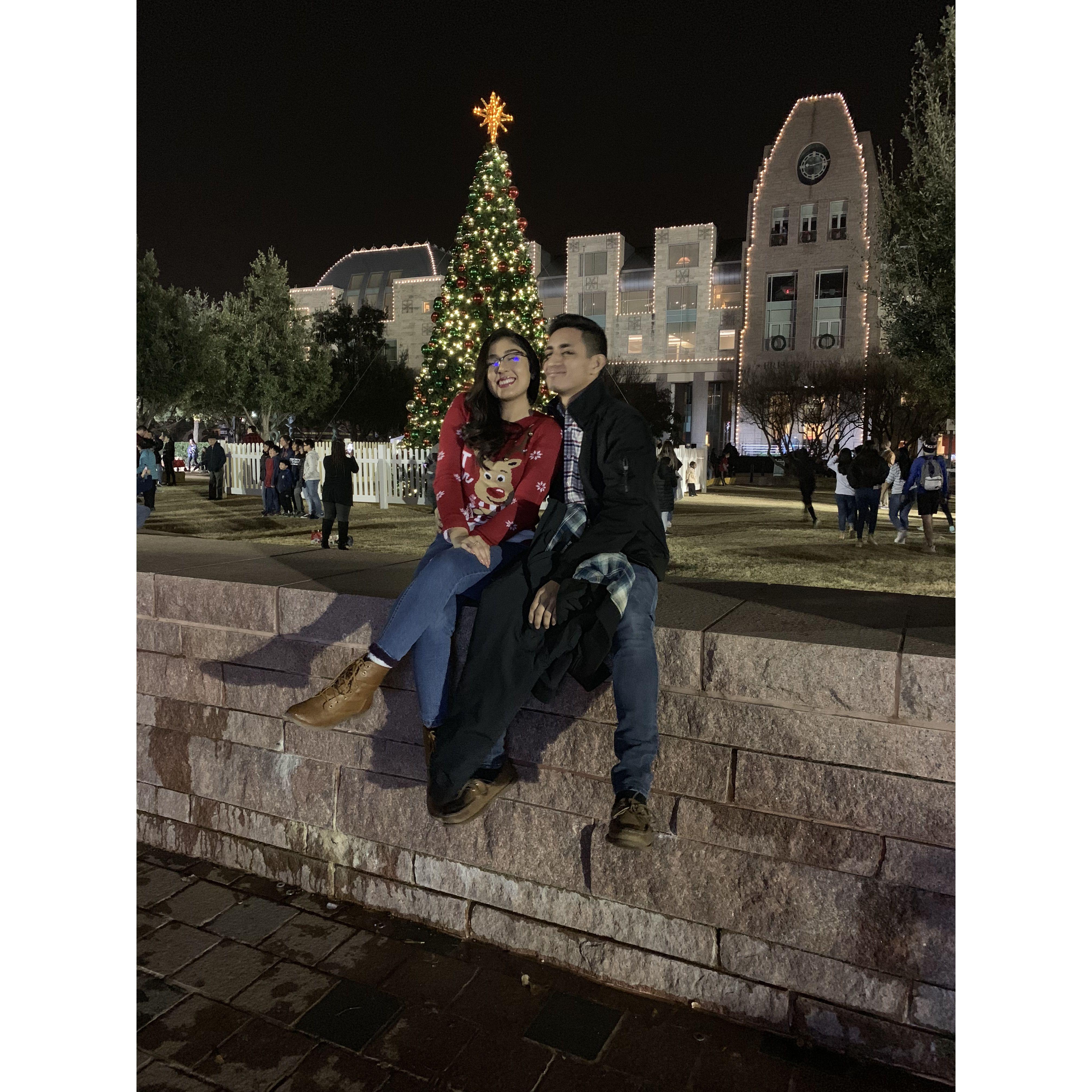 Our first Christmas Season together in 2018!