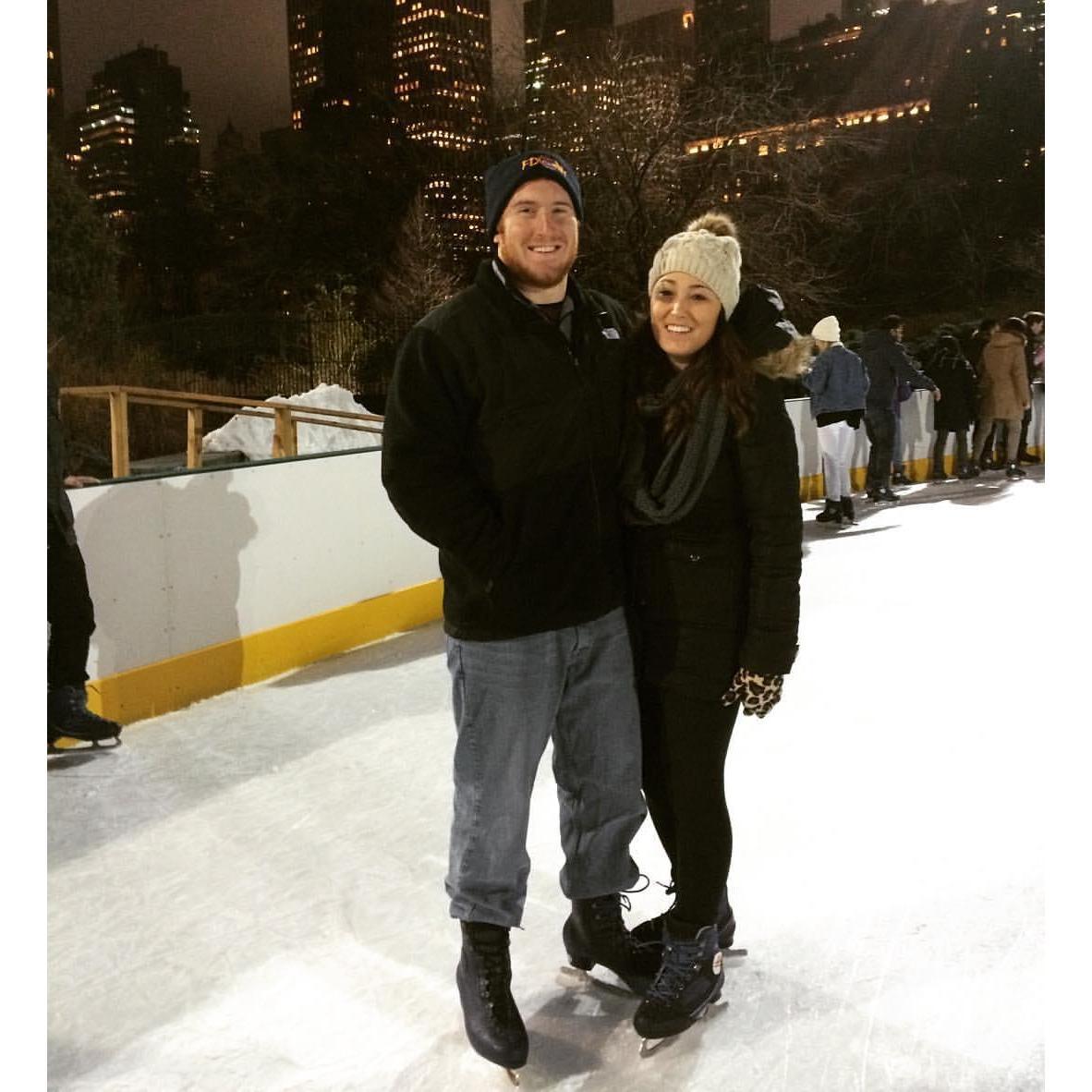 Ice skating in Central Park, year one