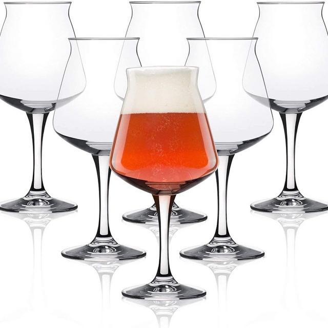 Teku Tulip Craft Beer Glasses Set of 6 Pack