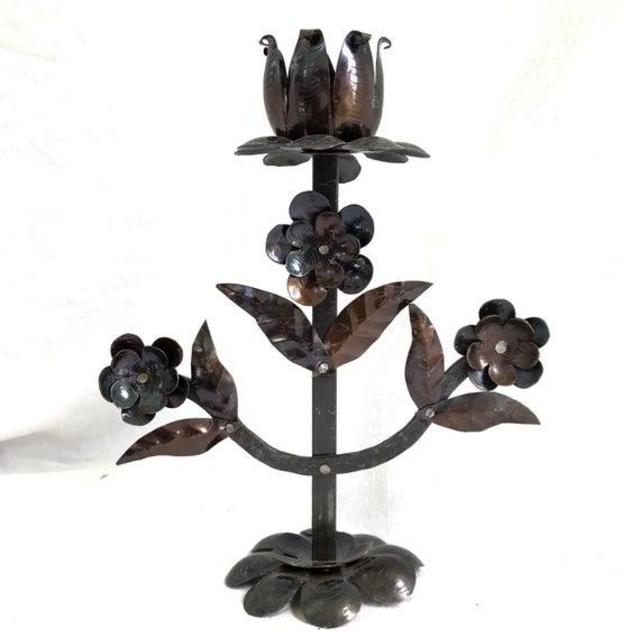 Mexican Ironwork Candle Holder