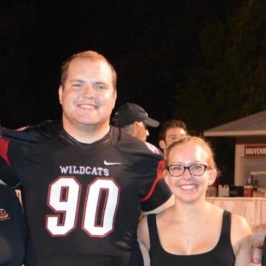 Davidson College football game our sophomore year, 2014.