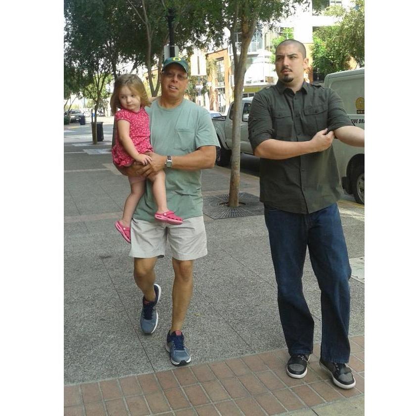 Grandma and Jeff meet granddaugher Marlee for the first time, first time for Jeff to meet son Josh